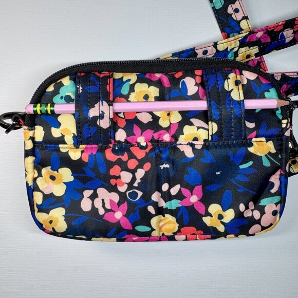 Lug Coupe Convertible Crossbody Waist Belt Bag Wildflower Black - Picture 6 of 14